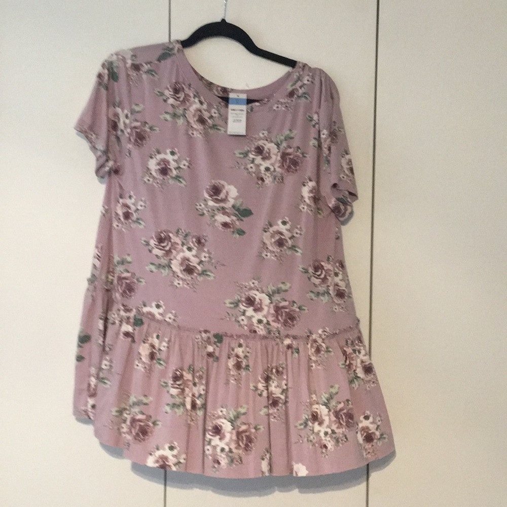 Agnes & Dora relaxed ruffle tee